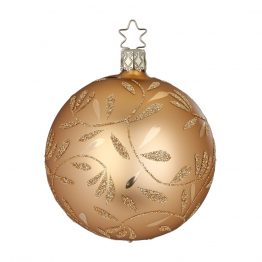 Weihnachtskugel Delights brokat gold matt ø 8 cm