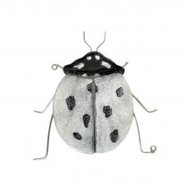 Käfer weiß Edelstahl und Glas