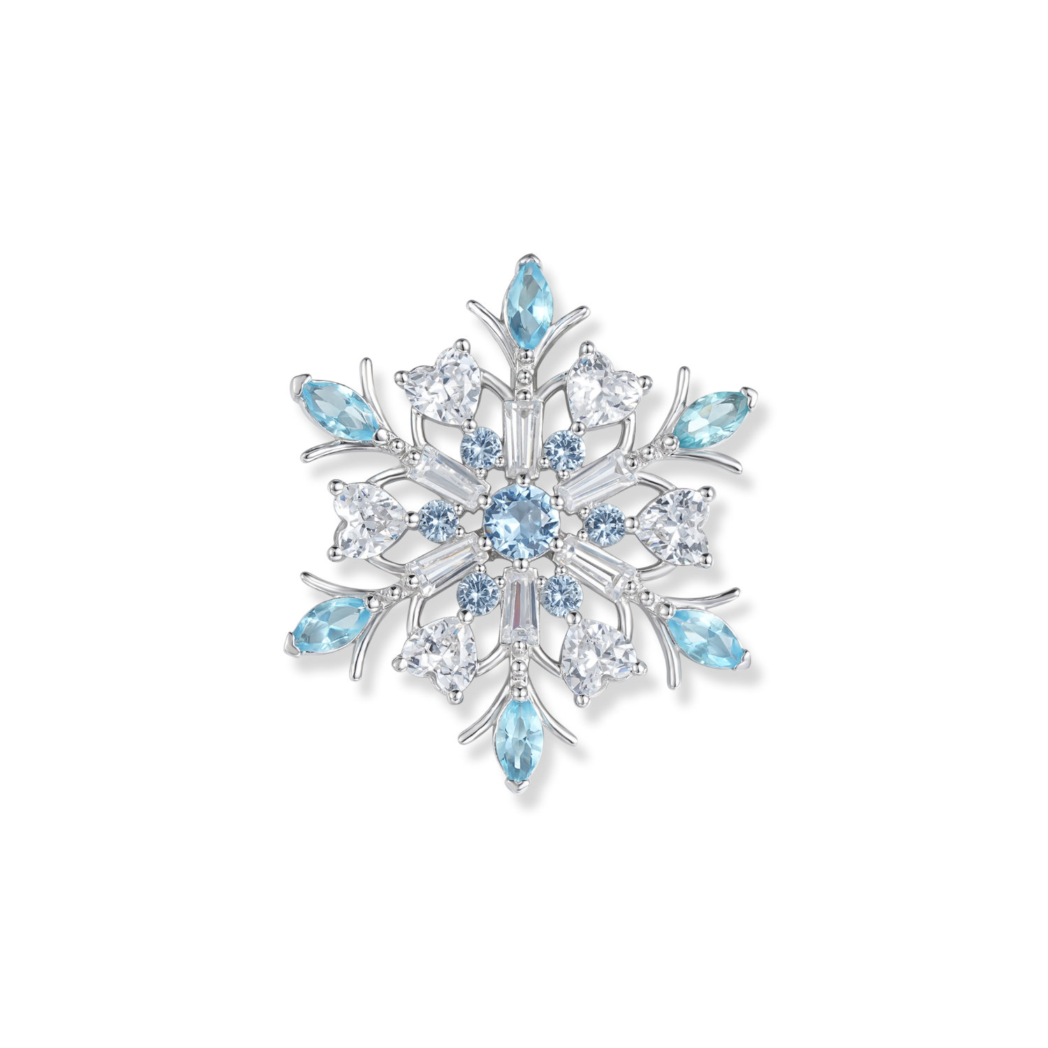 Frosty Schneelocken-Anhänger Front