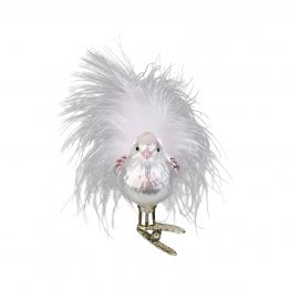 Liebes Vögelchen, zum Zwicken weiß rosa