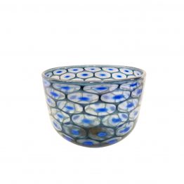 Schale 2. Wahl Pfauenauge stahlblau - lapis