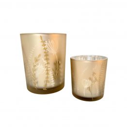 Windlichter Wiesenzauber champagner