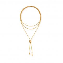 Halskette Serene Knot Chain gold