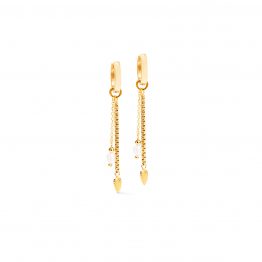 Ohrringe Serene Knot Chain gold