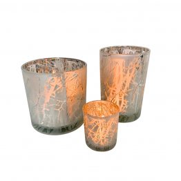 Windlichter Twigs silber