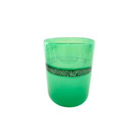 Vase jadegrün 2 Netzband